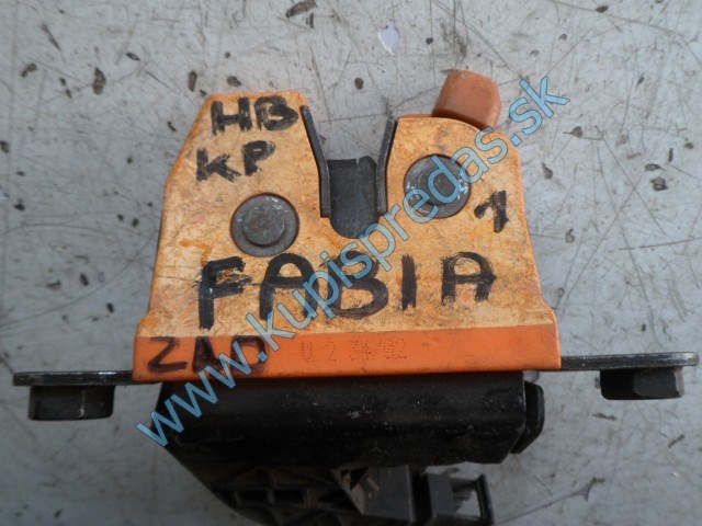 zadný zámok na piate dvere na škodu fábiu 1, 6Y0827501H